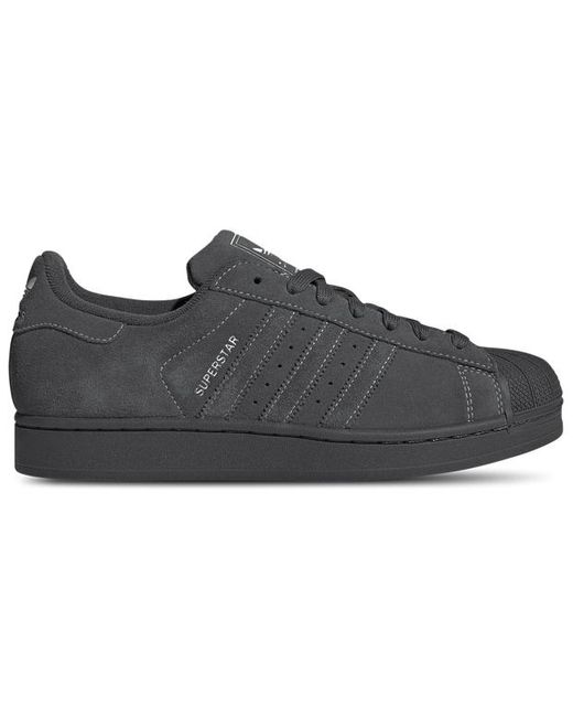 Adidas Black Superstar Sneakers for men