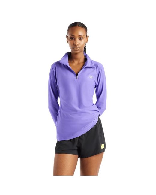 New Balance Purple Sport Essentials Track Tops