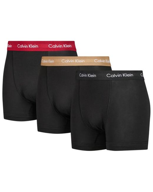 Trunk 3 Pack e Sous-vêtements Calvin Klein en coloris Black