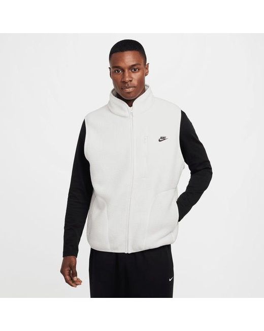 Nike Gray Sportswear Club Winterized Vest for men