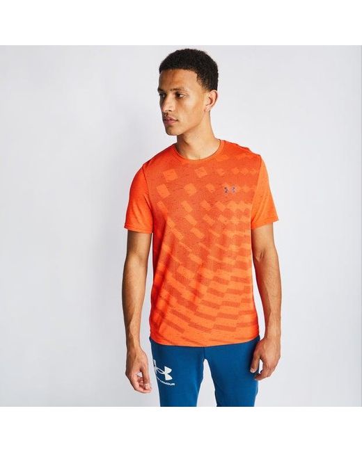 Seamless Camisetas Under Armour de hombre de color Naranja | Lyst