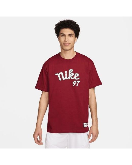 Nike Red Max90 Basketball T-shirt for men