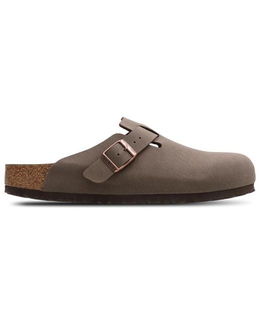 Birkenstock Brown Boston Flip-Flops And Sandals