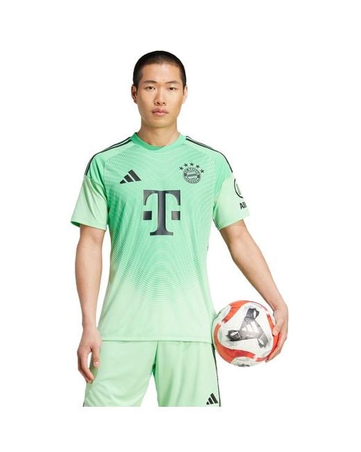 Adidas Green Fc Bayern 25/26 Goalkeeper Jersey Jerseys/Replicas for men