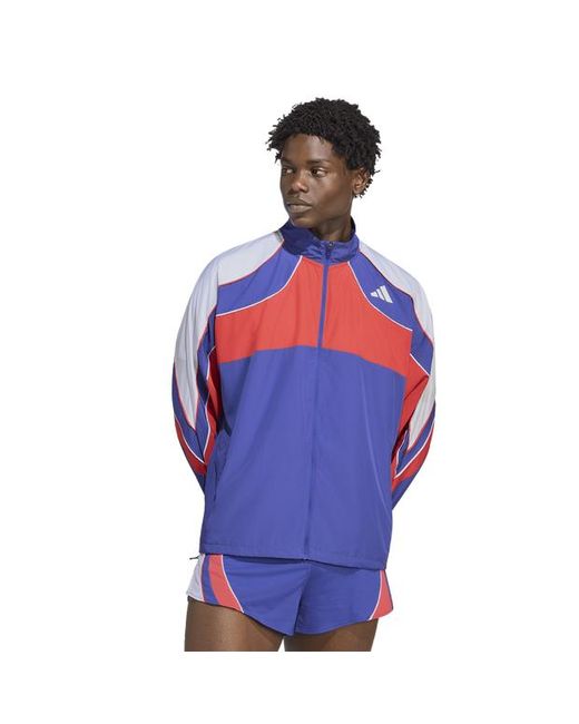 Adidas Blue Adizero Archive Jacket Jackets for men