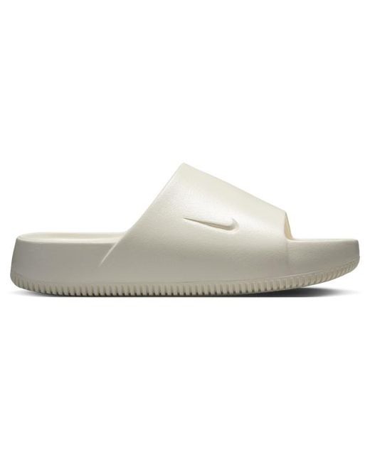 Nike White Calm Flip-Flops And Sandals