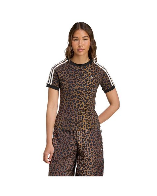 Adidas Brown Firebird T-Shirts