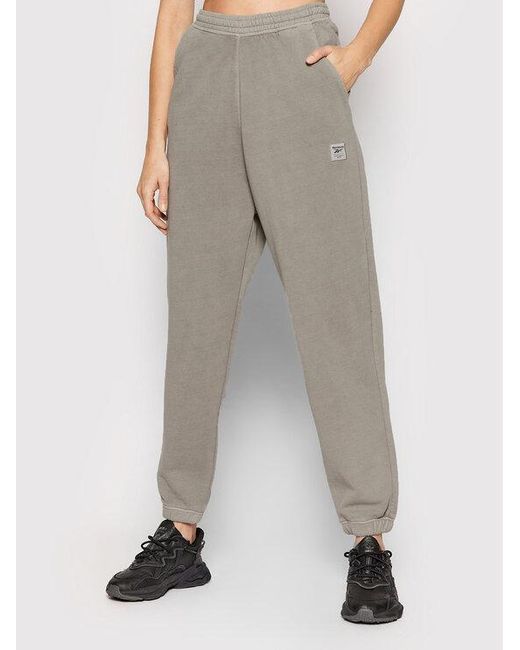 Reebok Women's Classics Natural Dye Small Logo French Terry Trousers - Sweats
