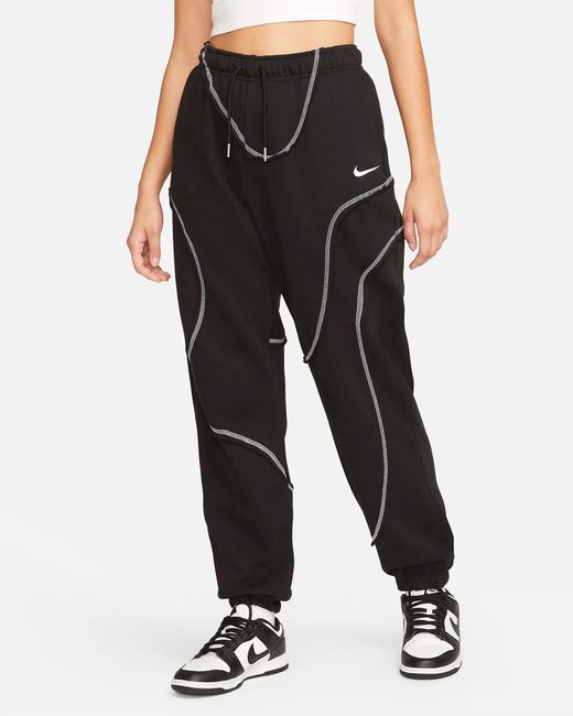 Nike Sportswear Oversized Pants in Black | Lyst
