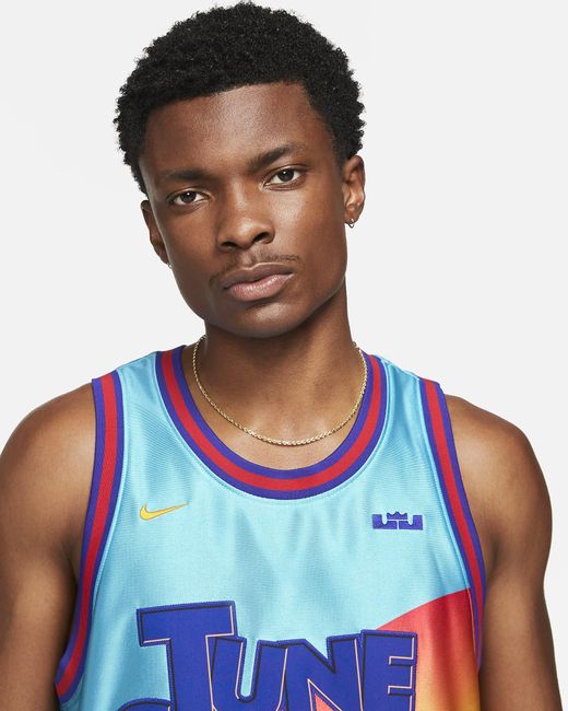 Nike Space Jam Jersey in Blue for Men | Lyst