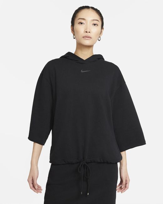 nike womens short sleeve hoodie