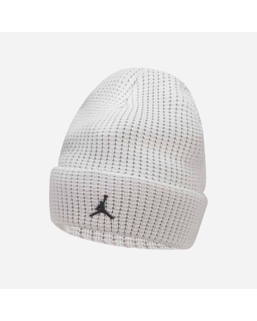 Nike Utility Beanie Cap in White for 