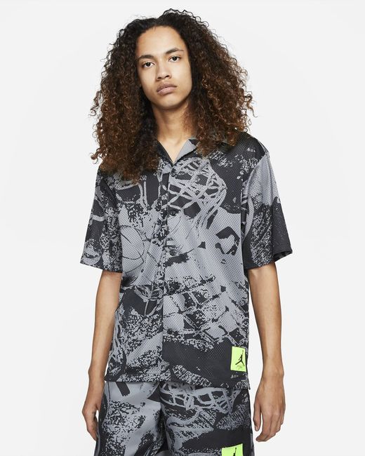 Nike Flight Printed Button Down Shirt 