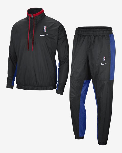 Nike Nba Team 31 Courtside Tracksuit in Black for Men | Lyst