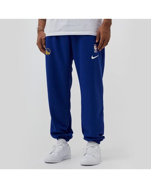Nike Dri-fit Nba Golden State Warriors Spotlight Track Pants in Blue for  Men | Lyst