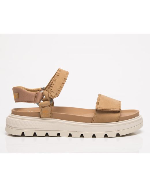 Timberland Ray City Ankle Strap Sandal in Metallic Lyst