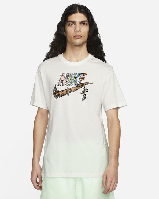 Nike Sportswear Ss Lifestyle T-shirt in White for Men | Lyst UK