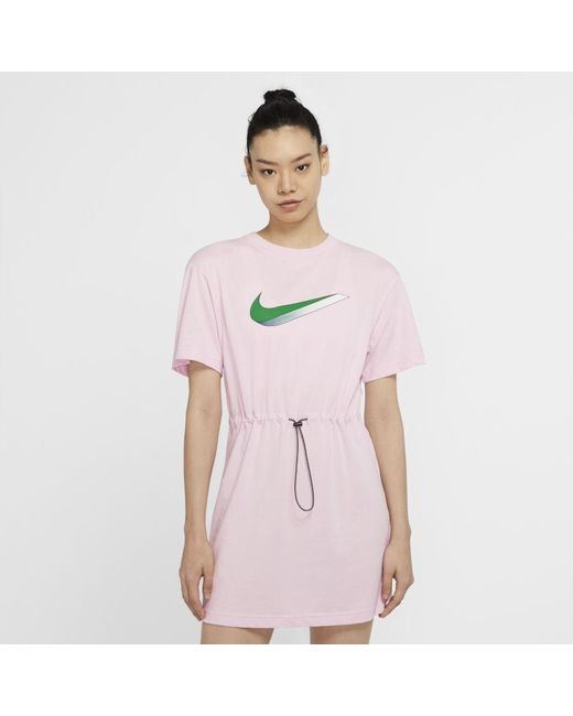 Nike Icon Dress in Pink | Lyst