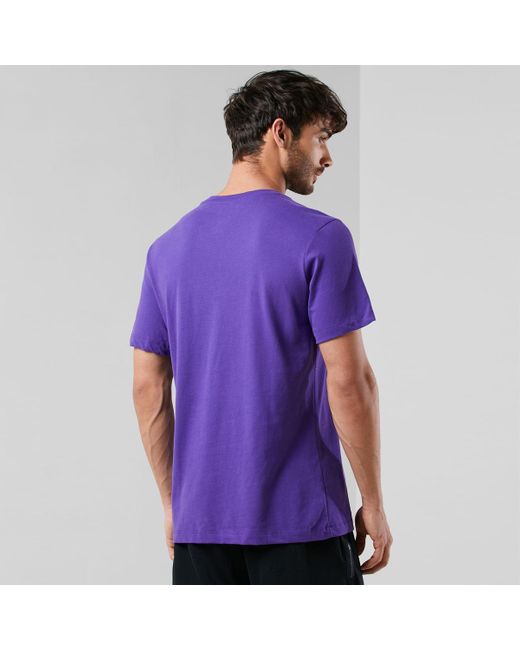 Nike Dri-fit Nba Los Angeles Lakers Ss Basketball T-shirt in Purple for Men  | Lyst