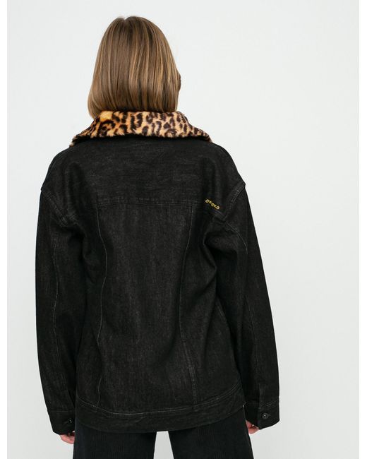 Vans Strauberry Denim Jacket in Black 