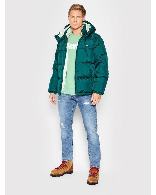 Levi's Levi's Fillmore Puffer Jacket in Green for Men | Lyst UK