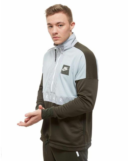 men's nike air half zip top