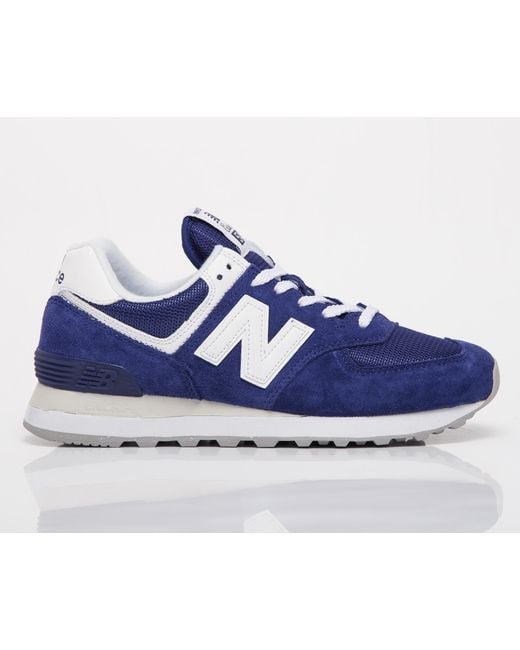 New Balance Suede 574 in Blue - Lyst