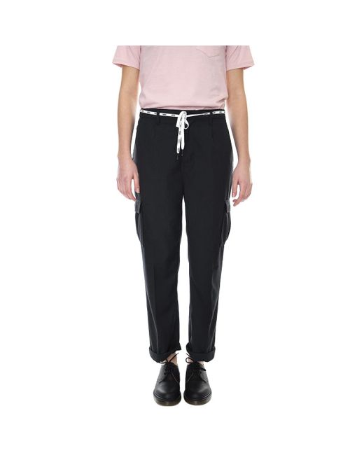 Vans Shoe Lace Cargo Pants in Black - Lyst