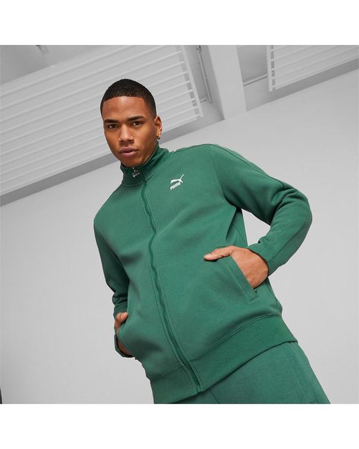 PUMA T7 Track Jacket Men in Green for Men | Lyst