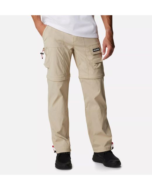 Columbia Field Creek Convertible Cargo Pants in Natural for Men Lyst