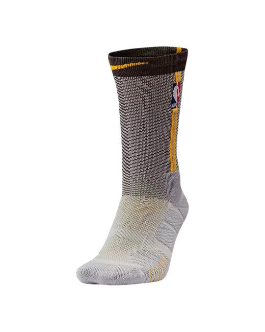 Nike Nba Cleveland Cavaliers Elite Quick Crew Socks in Brown for Men | Lyst