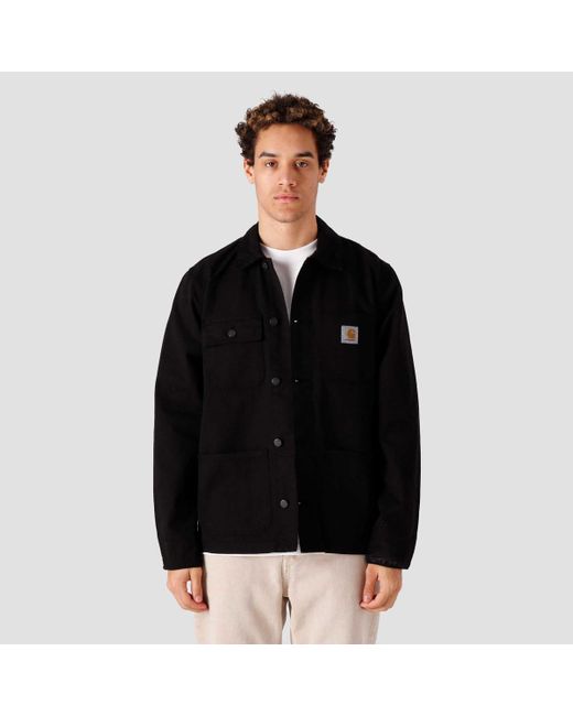 Carhartt WIP Garment Dyed Michigan Jacket in Black for Men | Lyst