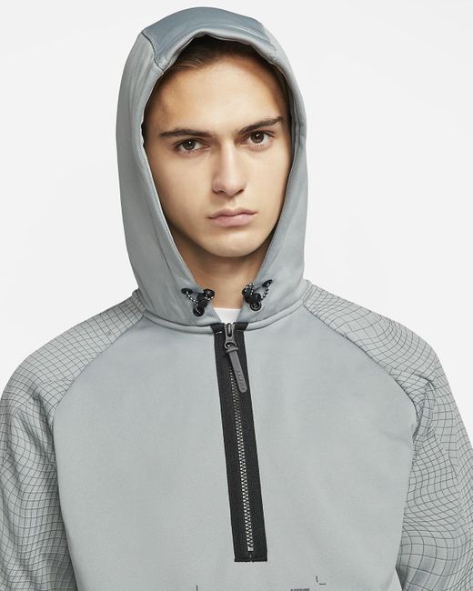 Nike Sportswear Air Max 1/2 Zip Hoodie in Gray for Men - Lyst