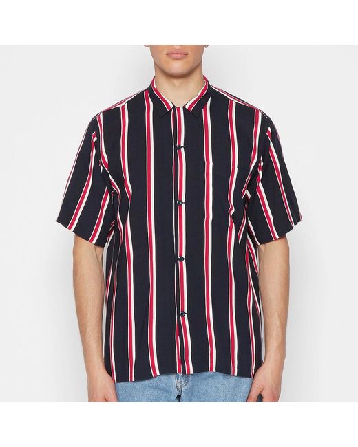 Carhartt WIP Gelder Ss Lifestyle Shirt in Blue for Men | Lyst