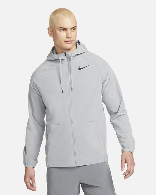 Nike Pro Dri-fit Flex Vent Max Training Jacket in Gray for Men - Lyst