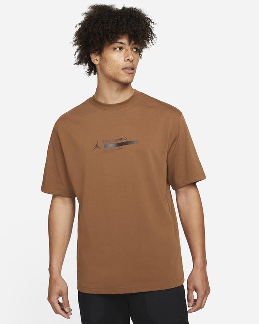 Nike 23 Engineered Ss Lifestyle T-shirt in Brown for Men | Lyst UK