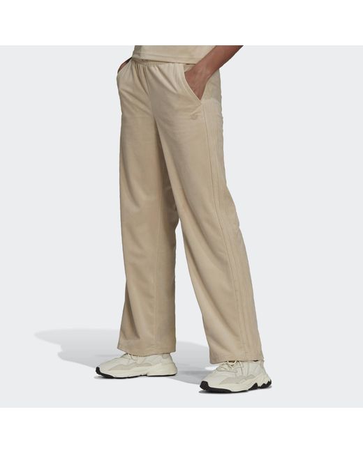 adicolor velour track pants