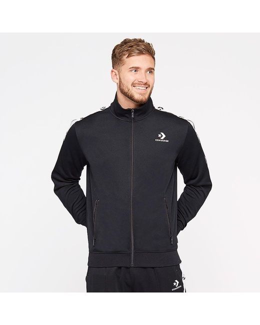 converse luxe star chevron track jacket