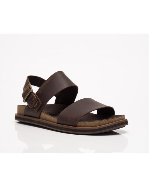 Timberland Amalfi Vibes 2 Band-strap Sandal in Brown for Men | Lyst