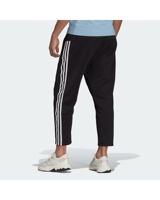 adidas Originals Adicolor Classics 3-stripes 7/8 Pants in Black for Men |  Lyst