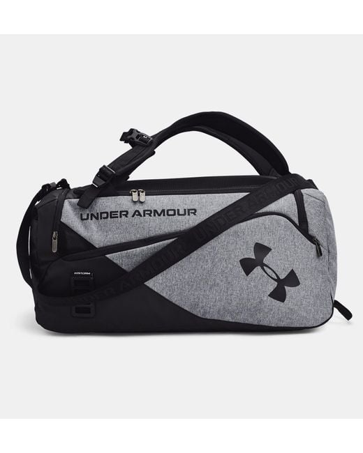 Under Armour Contain Duo Md Duffle Backpack in Black for Men | Lyst
