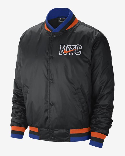 Nike Nba New York Knicks City Edition Courtside Jacket for Men - Lyst