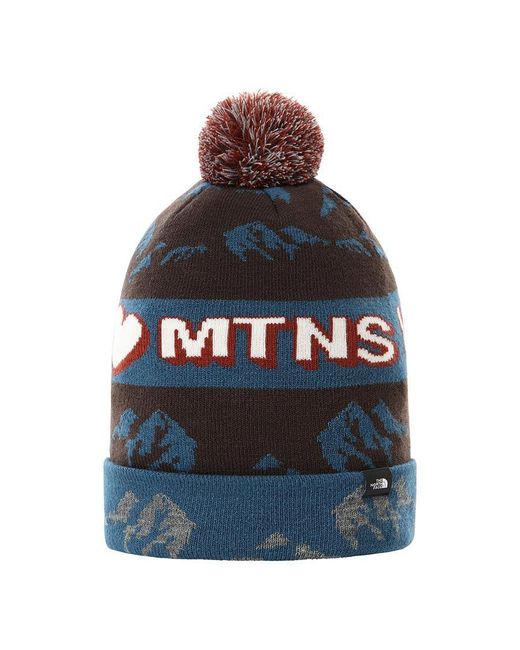 The North Face Ski Tuke Beanie in Blue 