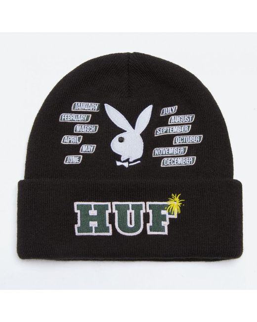 Huf X Playboy Months Beanie in Black 