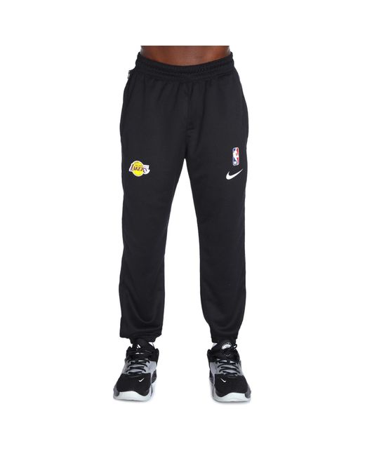 Nike Dri-fit Nba Los Angeles Lakers Spotlight Pants in Black for Men | Lyst