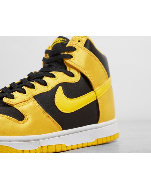 Nike Yellow Dunk High Shoes