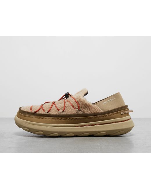 Moccasin Slip On Merrell Hut Moc Fleece Hombre, Marrón, Super
