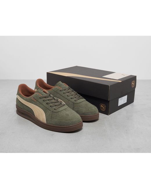 Puma roma olive green deals