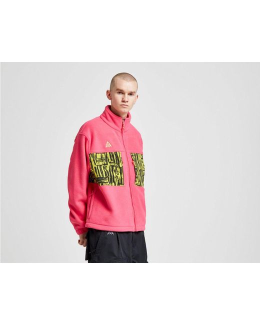 nike pink acg fleece