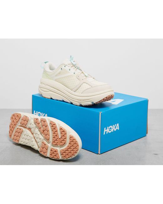 Hoka One One White Bondi B3 Ls for men